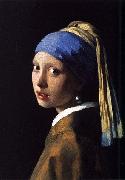 Johannes Vermeer Girl with a Pearl Earring, oil painting reproduction